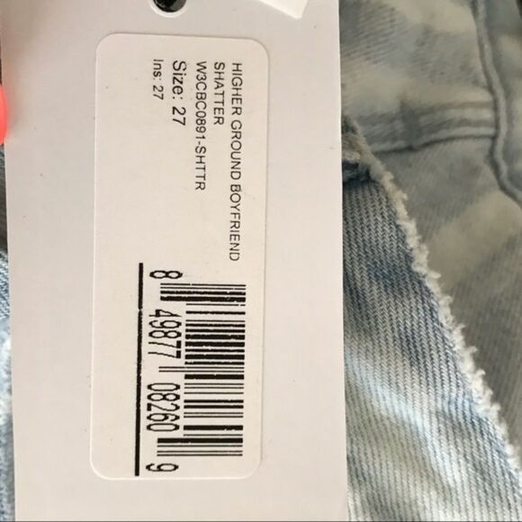 3x1 HIGHER GROUND BOYFRIEND CROP IN SHATTER 27 - Picture 8 of 8